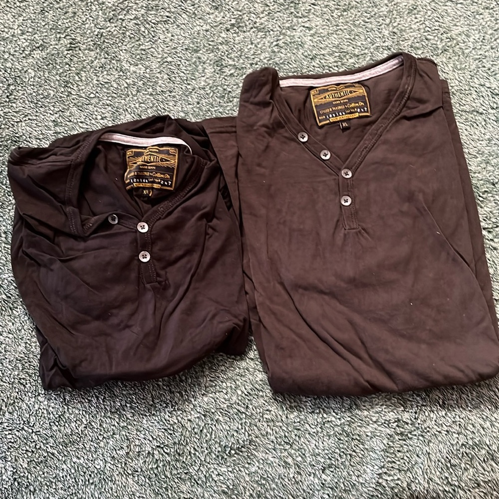 Pair of Cotton On Henley XL